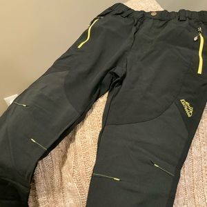 Kaisike black and yellow track pants size L